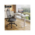Glass Top 1.2 Meter Adjustable Height Electric Standing Desk With USB And Drawer