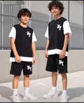 Two-Piece Boys' Outfit: Shorts and Top (Durable, Elegant, Stylish, Perfect for Any Occasion)