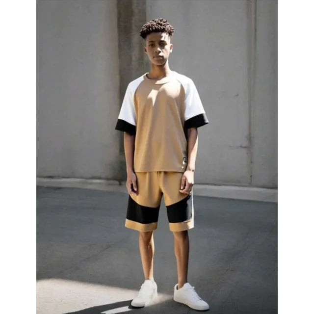 BOY'S 2-PIECE SHORT SET AND TOP (Chic, Elegant, Trendy, Long-Lasting)