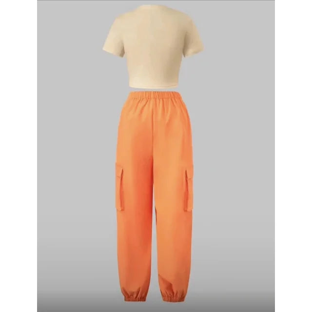 Stylish and Classy 2-Piece Blouse and Trousers Set for Teen Girls (Durable and Fashionable)